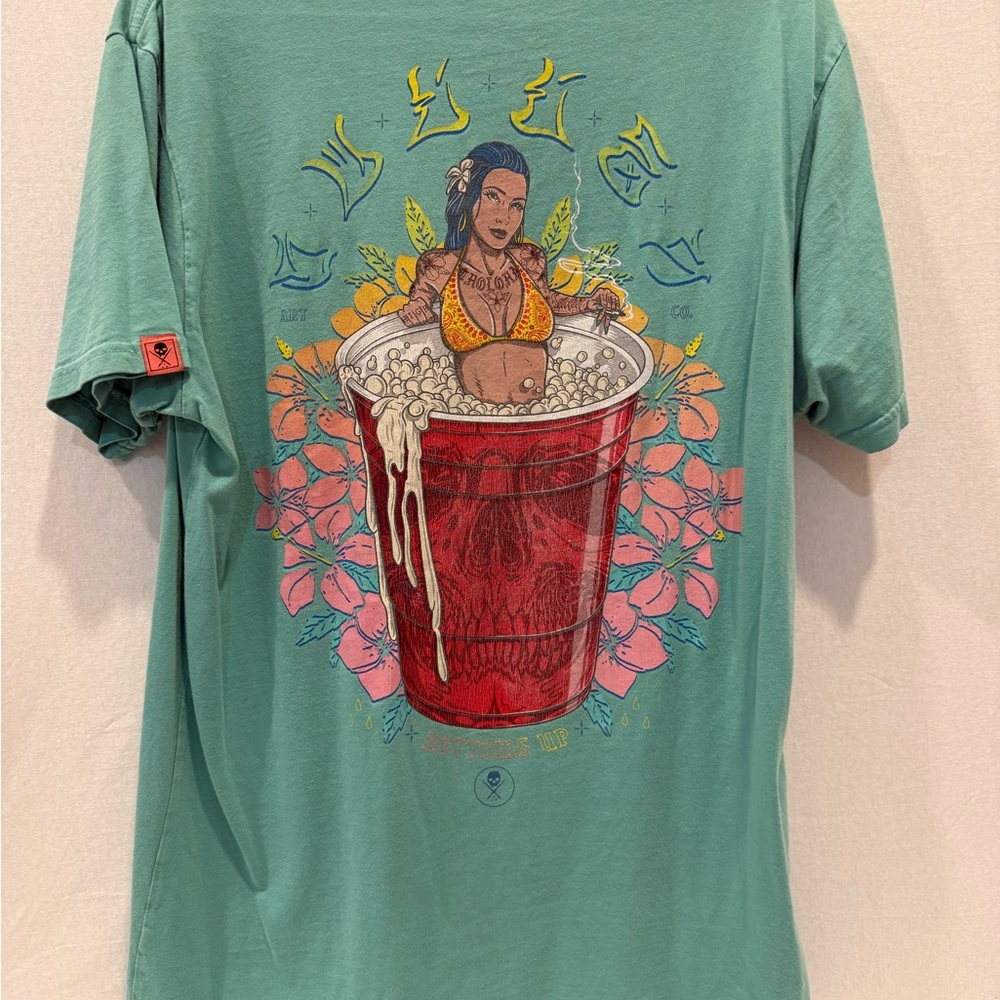 Graphic Teal T-Shirt